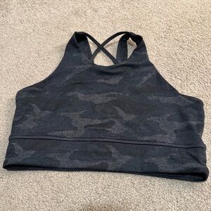 Vuori Dark Camo Elevation Sports Bra